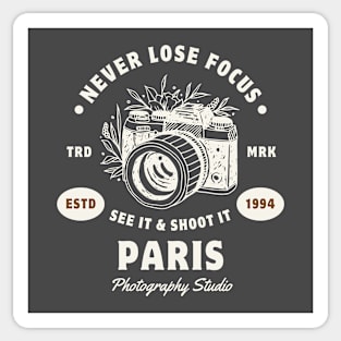 Photographer photography Paris Sticker